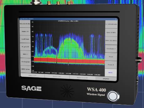 WSA 400 Wireless Signal Analyzer, Front view