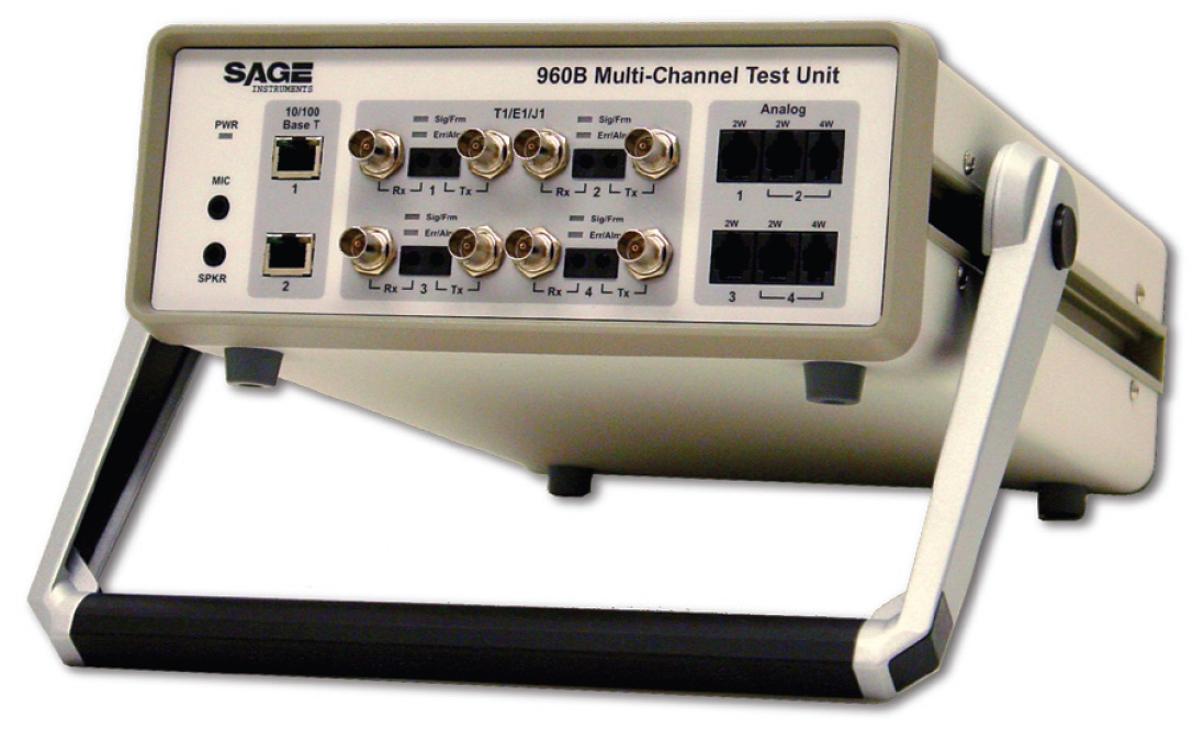 960B Multi-Channel Test Instrument, Front view