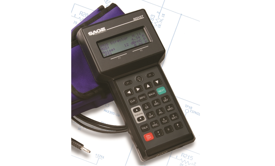 925VST Hand-held VoIP Service Tester, Front view